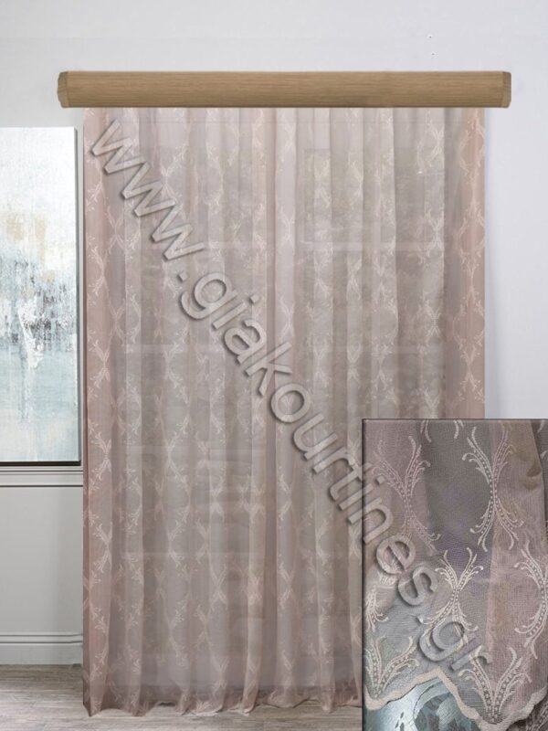 ΚΟΥΡΤΙΝΑ ΕΤΟΙΜΗ, ΔΑΝΤΕΛΑ DUSTY PINK