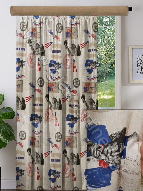 ΚΟΥΡΤΙΝΑ ΕΤΟΙΜΗ ΡΑΜΜΕΝΗ, ΛΟΝΕΤΑ AMERICA