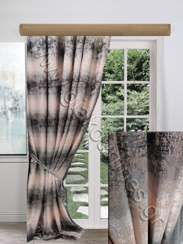 ΚΟΥΡΤΙΝΑ ΕΤΟΙΜΗ, ΖΑΚΑΡ ΟΜΠΡΕ ΠΑΣΤΕΛΟ ΡΟΖ ΓΚΡΙ