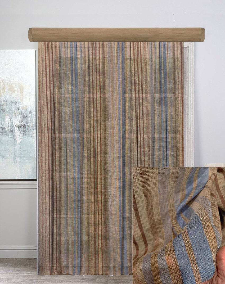 ΚΟΥΡΤΙΝΑ ΕΤΟΙΜΗ, ΓΑΖΑ ΜΕ ΡΙΓΕΣ 4,20Μ Χ 3Μ ΥΨΟΣ