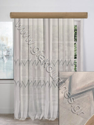 ΚΟΥΡΤΙΝΑ ΕΤΟΙΜΗ ΡΑΜΜΕΝΗ, ΛΕΥΚΗ ΓΚΡΙ ΠΕΤΡΟΛ