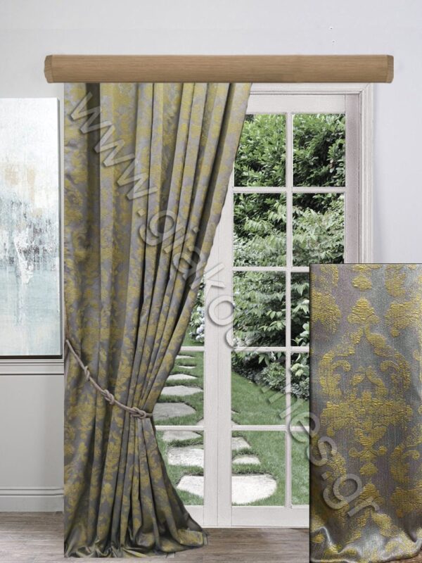 ΚΟΥΡΤΙΝΑ ΕΤΟΙΜΗ ΡΑΜΜΕΝΗ, ΖΑΚΑΡ ΓΚΡΙ ΛΑΔΟΚΙΤΡΙΝΟ