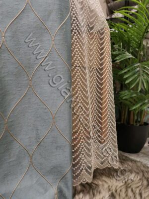 ΚΟΥΡΤΙΝΕΣ ΣΑΛΟΝΙΟΥ, ΡΙΝΤΟ ΠΕΤΡΟΛ , ΚΟΥΡΤΙΝΑ ΚΕΝΤΗΜΕΝΗ ΙΒΟΥΑΡ