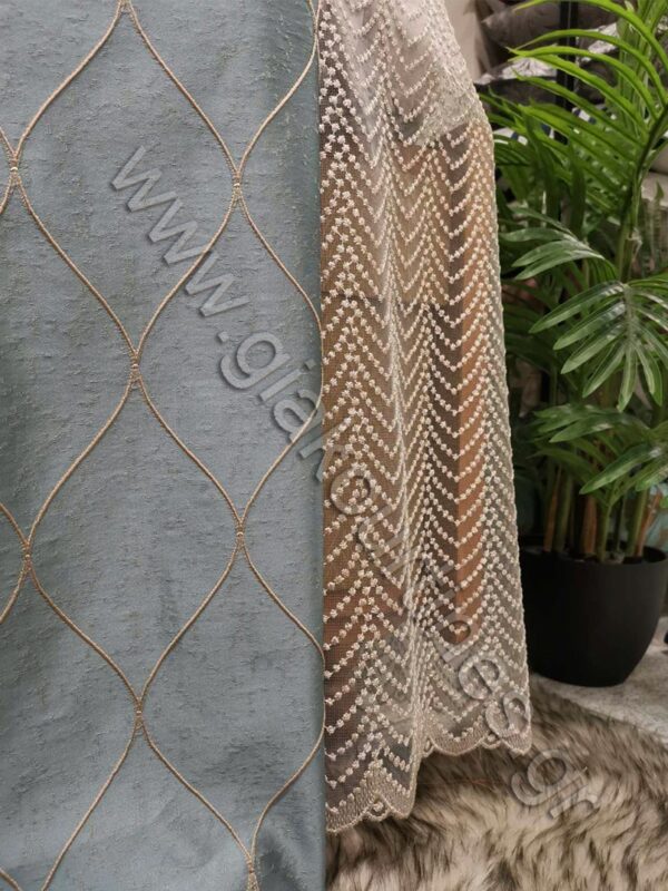 ΚΟΥΡΤΙΝΕΣ ΣΑΛΟΝΙΟΥ, ΡΙΝΤΟ ΠΕΤΡΟΛ , ΚΟΥΡΤΙΝΑ ΚΕΝΤΗΜΕΝΗ ΙΒΟΥΑΡ