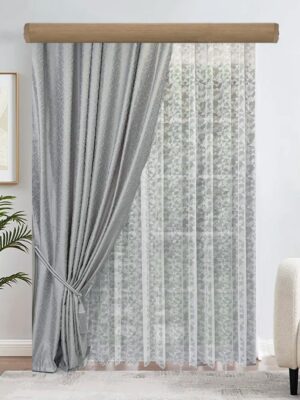 ΚΟΥΡΤΙΝΕΣ ΣΑΛΟΝΙΟΥ, ΡΙΝΤΟ ΑΝΟΙΧΤΟ ΓΚΡΙ, ΔΑΝΤΕΛΑ ΛΕΥΚΗ