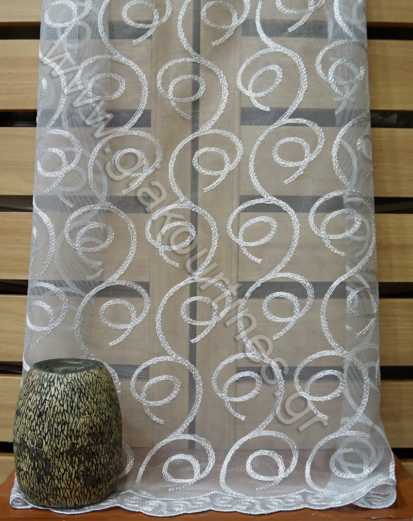 ΚΟΥΡΤΙΝΑ ΤΟΥΛΙΝΗ ΑΤΣΑΛΑΚΩΤΗ ΓΚΡΙ ΚΕΝΤΗΜΑ, 4,70Μ Χ 2,90Μ