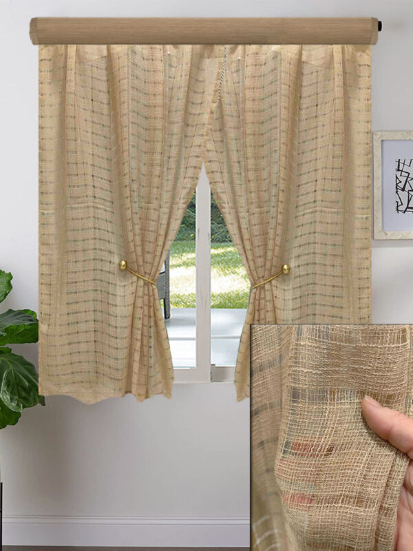 2x ΚΟΥΡΤΙΝΕΣ ΓΙΑ ΠΑΡΑΘΥΡΟ, ΔΙΧΤΥ ΜΠΕΖ