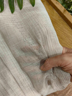 ΚΟΥΡΤΙΝΑ ΓΑΖΑ ΜΕ ΡΙΓΕΣ ΥΠΟΛΕΥΚΟ ΚΑΙ ΓΚΡΕΖ