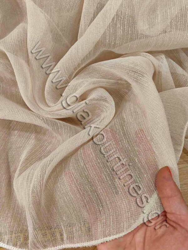 ΚΟΥΡΤΙΝΑ ΓΑΖΑ NATURAL MΠΕΖ 2,70Μ Χ 2,80Μ ΥΨΟΣ