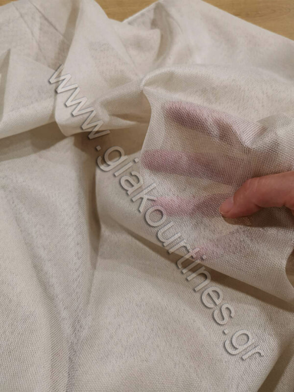 ΚΟΥΡΤΙΝΑ ΜΟΝΟΧΡΩΜΗ NATURAL ΜΠΕΖ, 3Μ Χ 2,90Μ