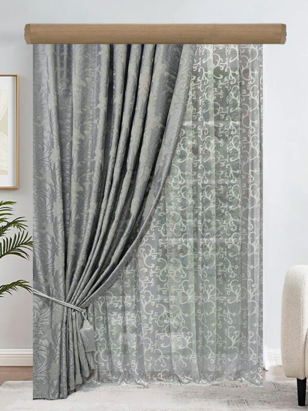 ΚΟΥΡΤΙΝΕΣ ΣΑΛΟΝΙΟΥ ΠΟΛΥΤΕΛΕΙΑΣ, ΡΙΝΤΟ ΖΑΚΑΡ ΑΝΟΙΧΤΟ ΓΚΡΙ, ΔΑΝΤΕΛΑ ΓΚΡΙ