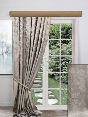 ΚΟΥΡΤΙΝΑ ΕΤΟΙΜΗ ΡΑΜΜΕΝΗ, ΖΑΚΑΡ ΧΡΩΜΑ ΓΚΡΕΖ ΠΕΤΡΑΣ