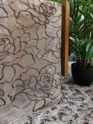 ΚΟΥΡΤΙΝΑ ΚΕΝΤΗΜΕΝΗ ΜΕ GLITTER, ΚΑΦΕ