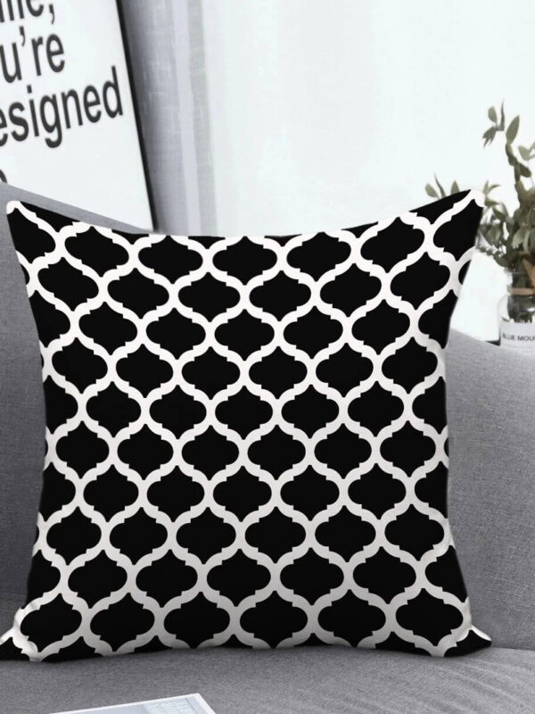 ΜΑΞΙΛΑΡΙ ΚΑΝΑΠΕ ΜΑΥΡΟ ΛΕΥΚΟ, ΘΗΚΗ 45X45