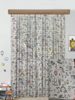 ΠΑΙΔΙΚΗ ΚΟΥΡΤΙΝΑ , UNICORN ΜΟΝΟΚΕΡΟΣ 3,50Μ Χ 2,80Μ