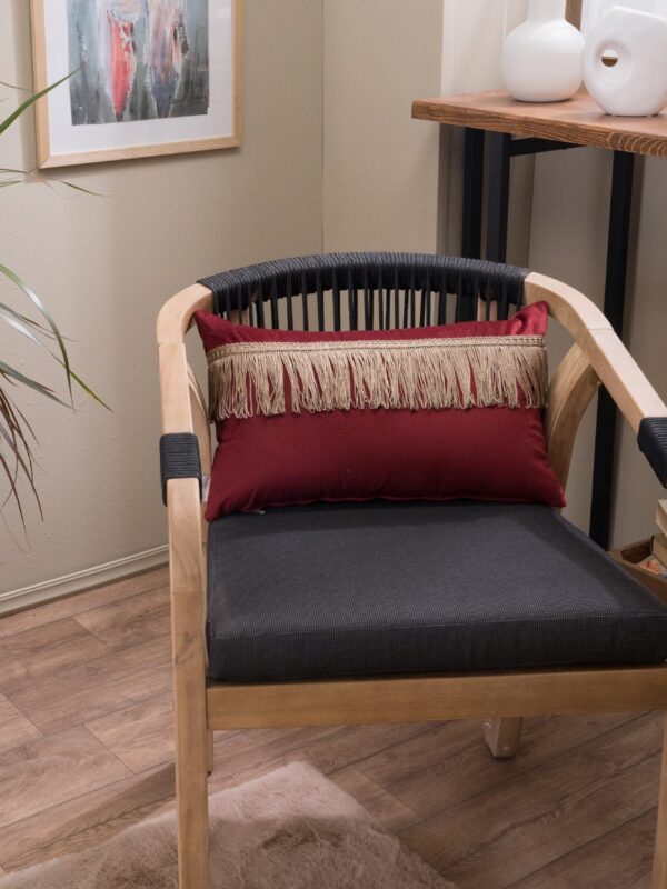 ΜΑΞΙΛΑΡΙ ΚΑΝΑΠΕ ΒΕΛΟΥΔΟ ΜΠΟΡΝΤΟ ΚΡΟΣΣΙ 30Χ50