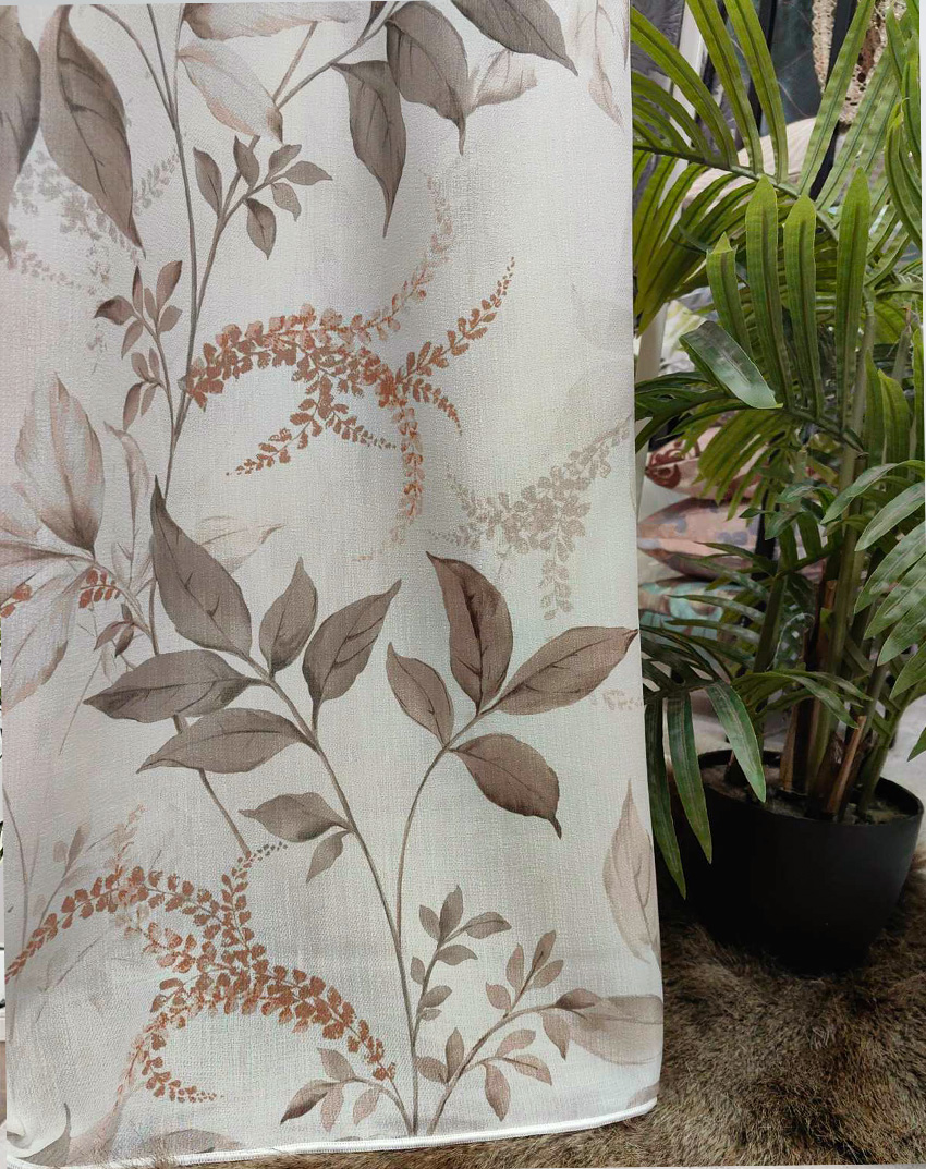 ΚΟΥΡΤΙΝΑ ΜΕ ΤΟ ΜΕΤΡΟ ΖΟΡΖΕΤΑ FLORAL